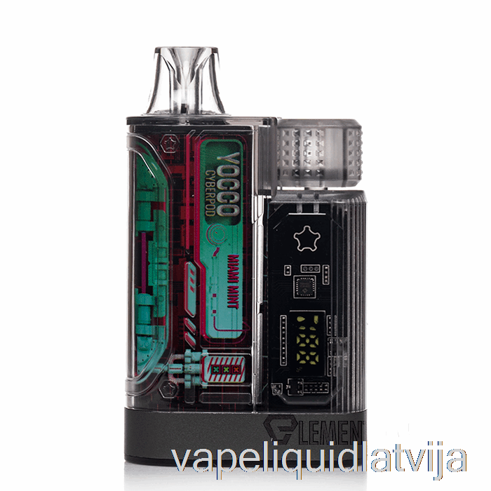 Yocco Cyberpod 12000 Vienreizējais Miami Piparmētru Vape šķidrums